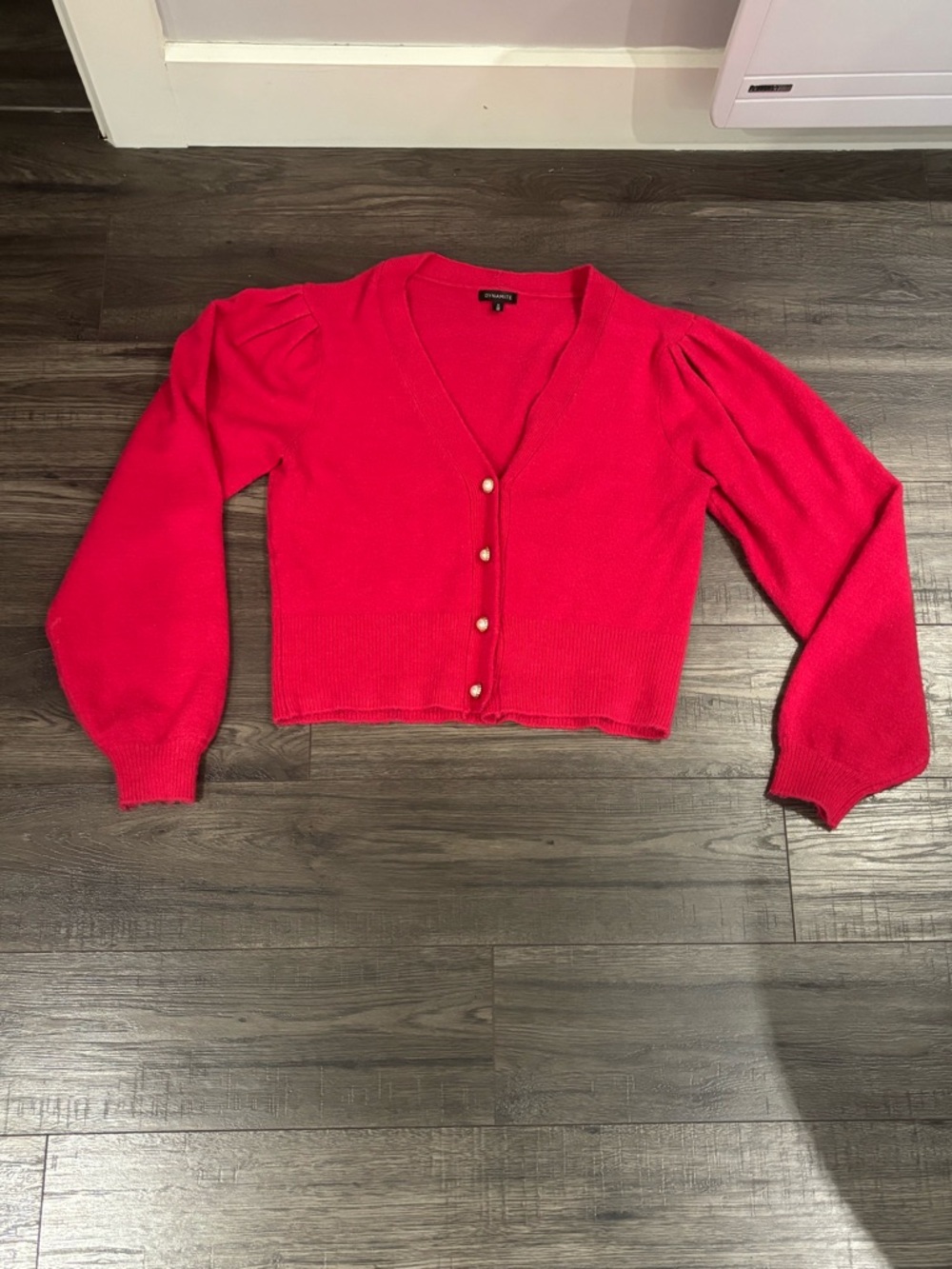 Dynamite Fuchsia Cardigan